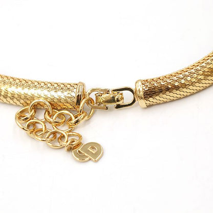 Christian Dior Vintage Necklace Earring Set Gold 4000060800900932