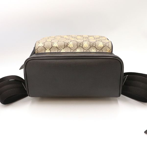 Gucci GG Supreme Bee Pvcleather 427042 Backpack Bag Women 4000001801703435