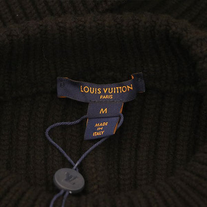 Louis Vuitton Hooded Sleeveless Knit Vest Flkw83 Wool Cashmere and Others Black