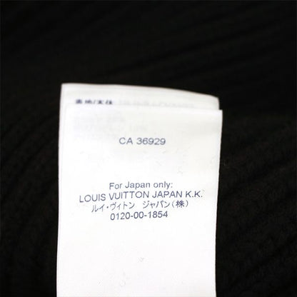 Louis Vuitton Hooded Sleeveless Knit Vest Flkw83 Wool Cashmere and Others Black