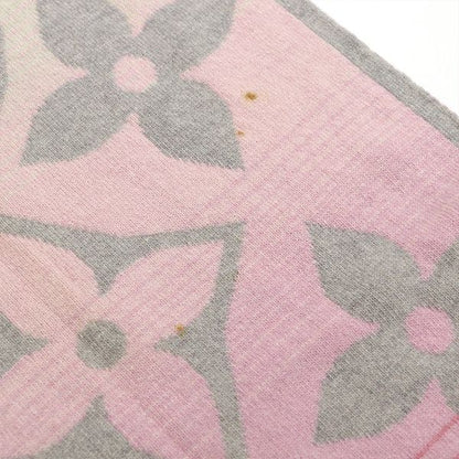 Louis Vuitton Monogram Sunset Echarpe Scarf M73053 Wool Etc Gray Pink
