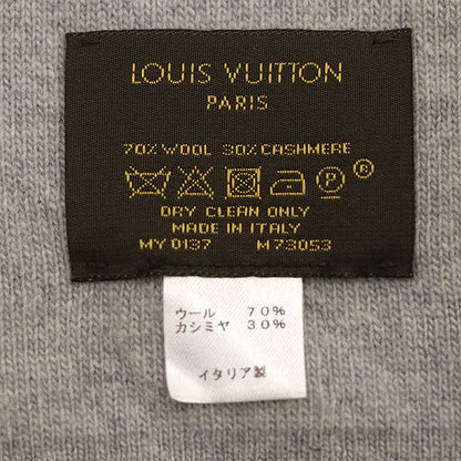 Louis Vuitton Monogram Sunset Echarpe Scarf M73053 Wool Etc Gray Pink