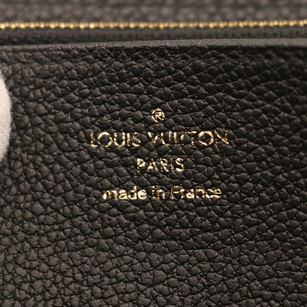 Louis Vuitton Monogram Black Zippy Wallet M61864 Long Wallet Women