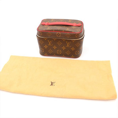 Louis Vuitton Rouge Red Monogram Macassar Nice Mini M44495 Vanity Bag Handbag