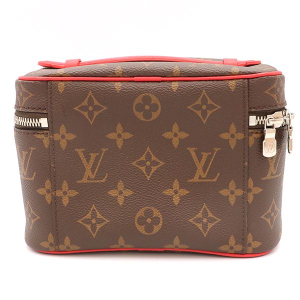 Louis Vuitton Rouge Red Monogram Macassar Nice Mini M44495 Vanity Bag Handbag