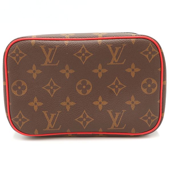 Louis Vuitton Rouge Red Monogram Macassar Nice Mini M44495 Vanity Bag Handbag