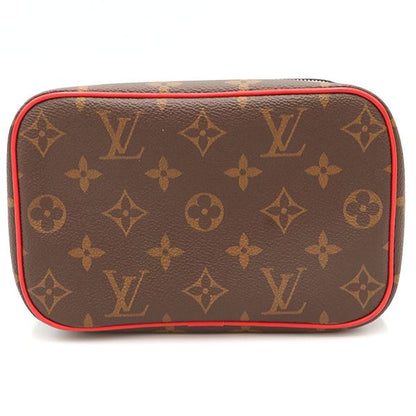 Louis Vuitton Rouge Red Monogram Macassar Nice Mini M44495 Vanity Bag Handbag