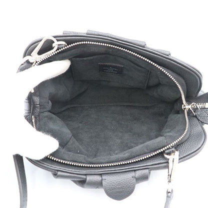 Louis Vuitton Noir Black Mahina Leather Mahina Scala Mini M80093 Shoulder Bag