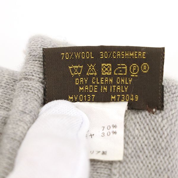 Louis Vuitton Monogram Sunset Gloves M73049 Gloves Wool Etc Gray Pink