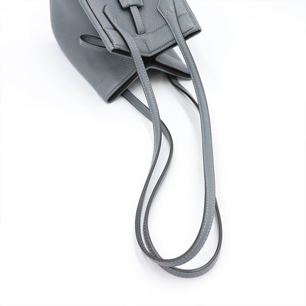 Fendi Blue Grey Leather Origami Mini Shoulder Bag 8bs083 Women 400000180090