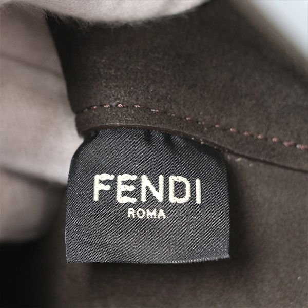 Fendi Blue Grey Leather Origami Mini Shoulder Bag 8bs083 Women 400000180090