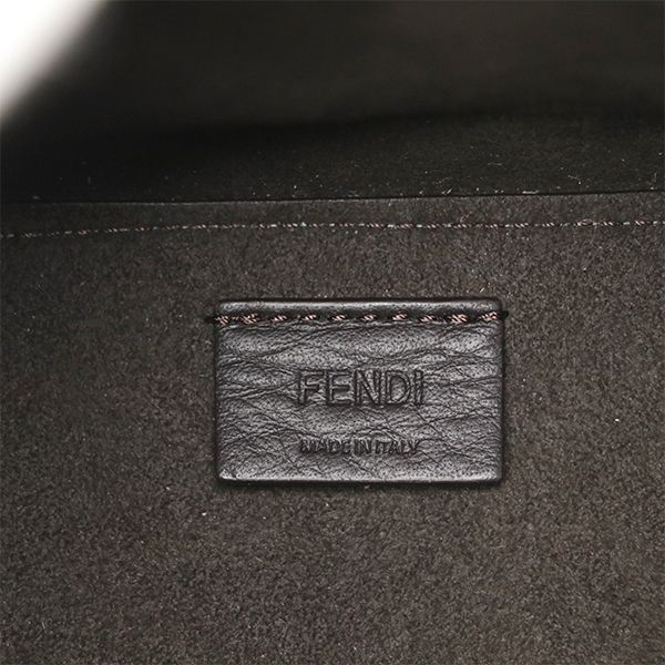 Fendi Blue Grey Leather Origami Mini Shoulder Bag 8bs083 Women 400000180090