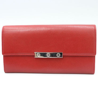 Cartier Bordeaux Leather Love Collection Long Wallet for Women 400001480170