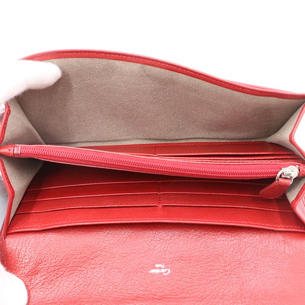 Cartier Bordeaux Leather Love Collection Long Wallet for Women 400001480170