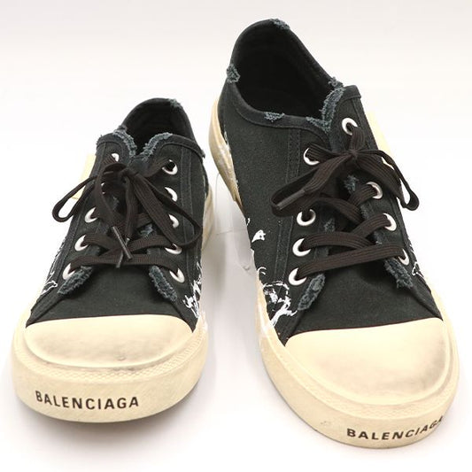 Balenciaga Low Top Sneakers Canvas Size 27.0cm (10.63in) Black Mens