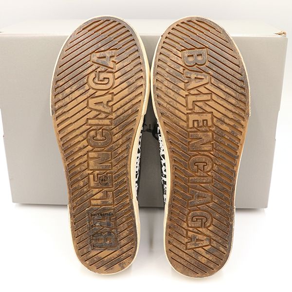 Balenciaga Low Top Sneakers Canvas Size 27.0cm (10.63in) Black Mens