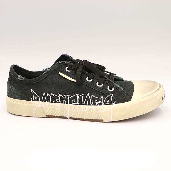 Balenciaga Low Top Sneakers Canvas Size 27.0cm (10.63in) Black Mens