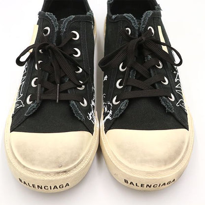Balenciaga Low Top Sneakers Canvas Size 27.0cm (10.63in) Black Mens
