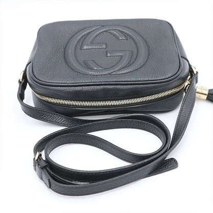 Gucci Black Leather Soho Disco Shoulder Bag 722319 520984 Ladies 4000001801
