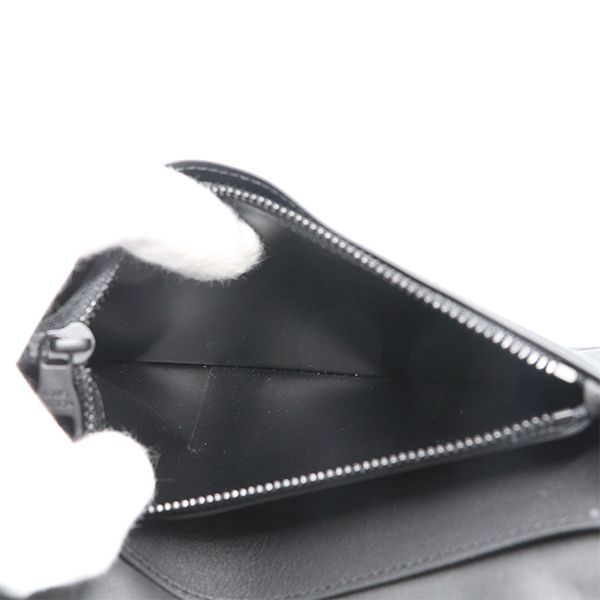 Louis Vuitton Black Monogram Taurillon Leather Portefeuille Blazer M69038 Long