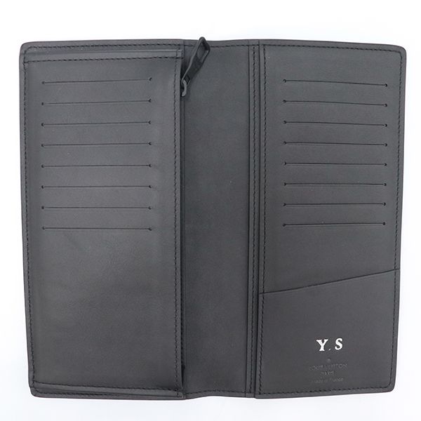 Louis Vuitton Black Monogram Taurillon Leather Portefeuille Blazer M69038 Long