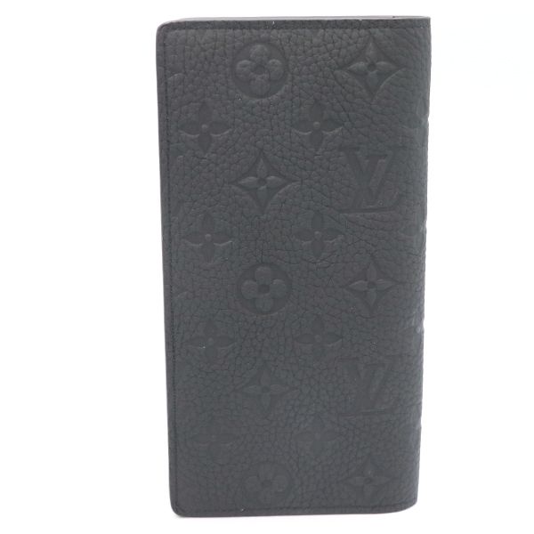 Louis Vuitton Black Monogram Taurillon Leather Portefeuille Blazer M69038 Long