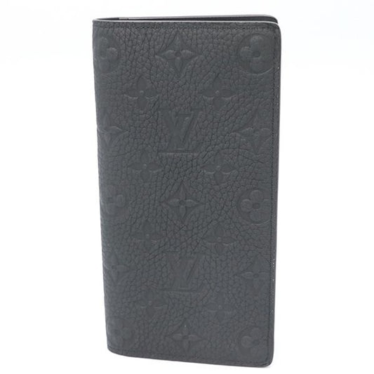Louis Vuitton Black Monogram Taurillon Leather Portefeuille Blazer M69038 Long