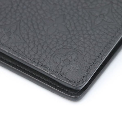 Louis Vuitton Black Monogram Taurillon Leather Portefeuille Blazer M69038 Long