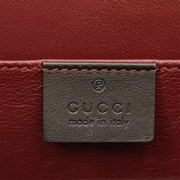 Excellent Condition" Gucci Black Patent Leather Sylvie 2way Handbag 589479