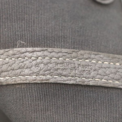 Hermes Black Canvas Scuff Zipper Garden Party PM Tote Bag Unisex 4000001801