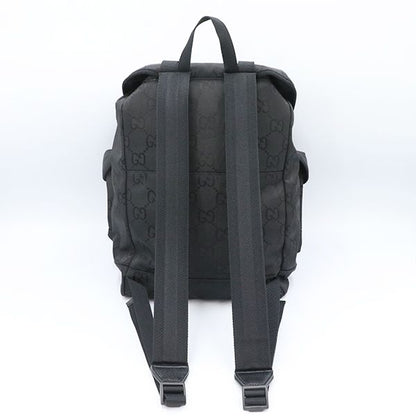 Gucci GG Pattern Black Nylon Rucksack Backpack 626160 520981 Unisex