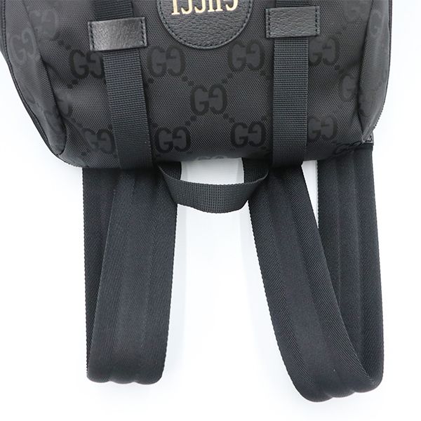 Gucci GG Pattern Black Nylon Rucksack Backpack 626160 520981 Unisex
