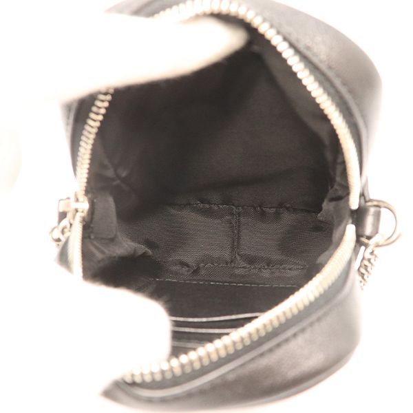 Gucci Black Leather GG Chain Shoulder Bag 760315 Women's 4000001801004229