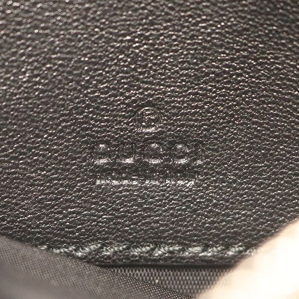 Gucci Black Leather GG Chain Shoulder Bag 760315 Women's 4000001801004229