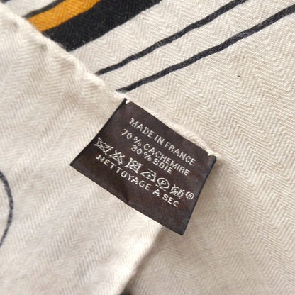 Hermes Carre Geant 140 Pegase Pegasus Landscape Cashmere X Silk Horse