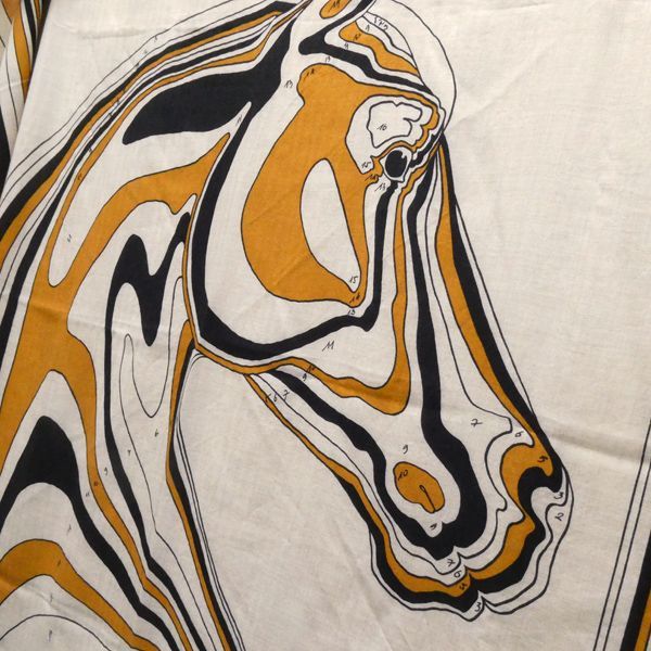 Hermes Carre Geant 140 Pegase Pegasus Landscape Cashmere X Silk Horse
