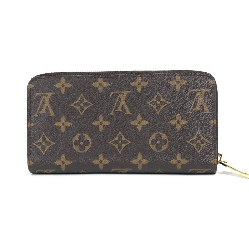 Louis Vuitton Long Zippy Wallet M83689 Monogram Canvas Brown