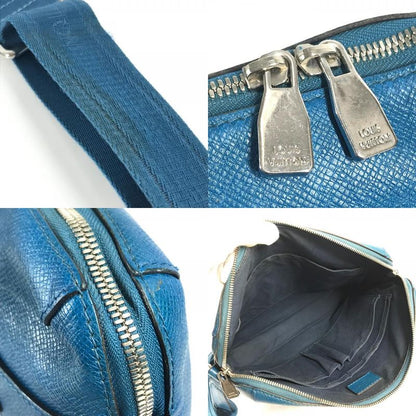 Louis Vuitton Shoulder Bag Grigori Messenger PM M30235 Taiga Leather Blue
