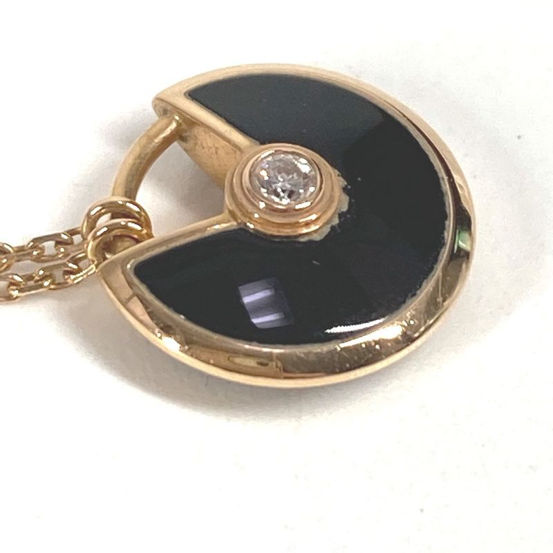 Cartier Necklace Amulet de Cartier 1p Diamond XS Au750 Gold