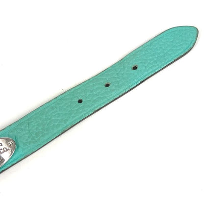 Tiffany & Co Tiffany & Co Bracelet Return to Tiffany & Co Logo Leather Blue
