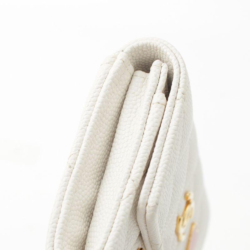 Chanel Caviar Skin Coco Mark Matelasse Heart Spade Trump Card Case Coin Case