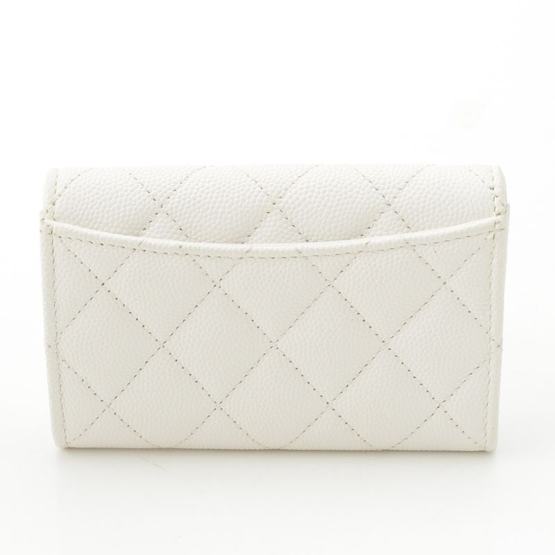 Chanel Caviar Skin Coco Mark Matelasse Heart Spade Trump Card Case Coin Case