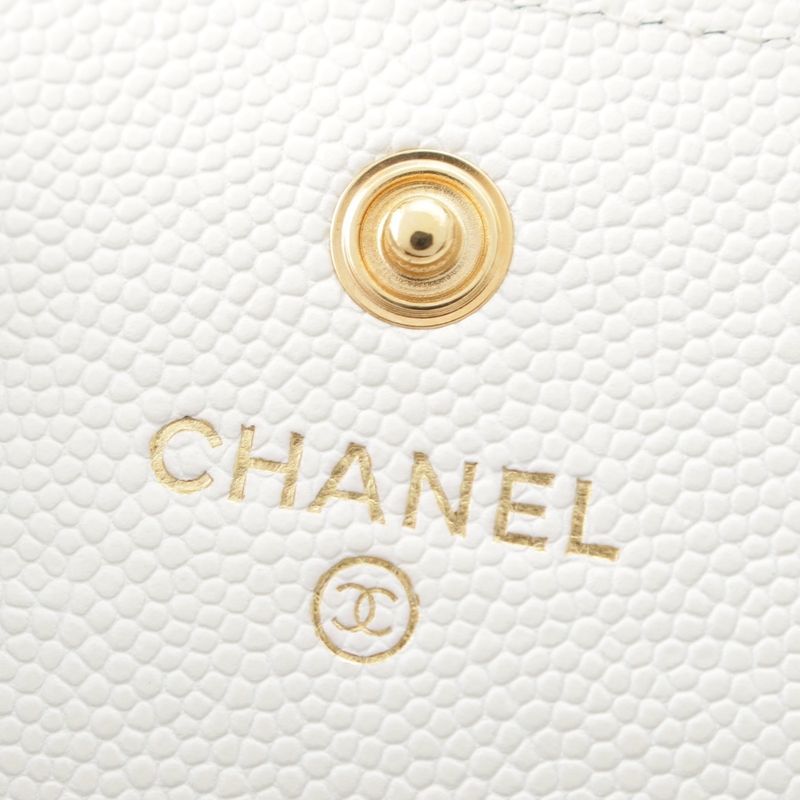 Chanel Caviar Skin Coco Mark Matelasse Heart Spade Trump Card Case Coin Case