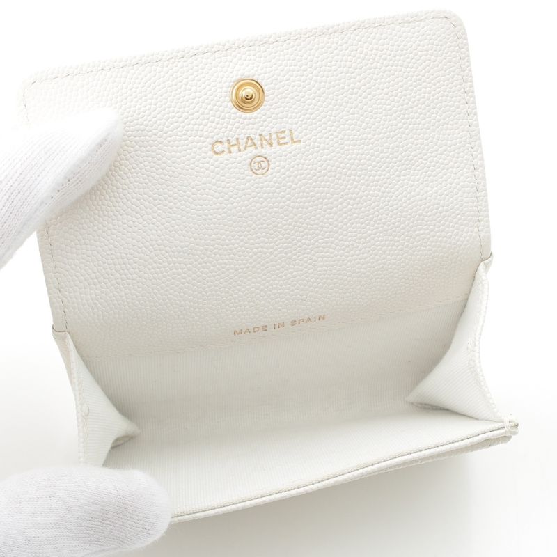 Chanel Caviar Skin Coco Mark Matelasse Heart Spade Trump Card Case Coin Case