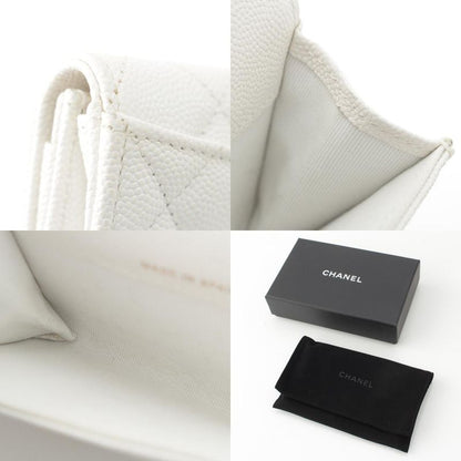 Chanel Caviar Skin Coco Mark Matelasse Heart Spade Trump Card Case Coin Case