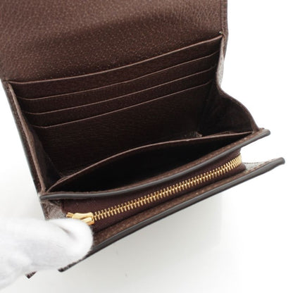 Gucci Ophidia PVC X Leather GG Supreme Ggcompact Wallet Bifold Wallet 598662
