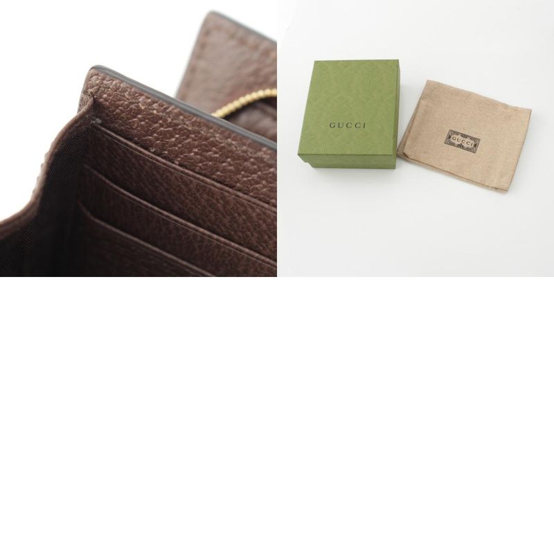 Gucci Ophidia PVC X Leather GG Supreme Ggcompact Wallet Bifold Wallet 598662