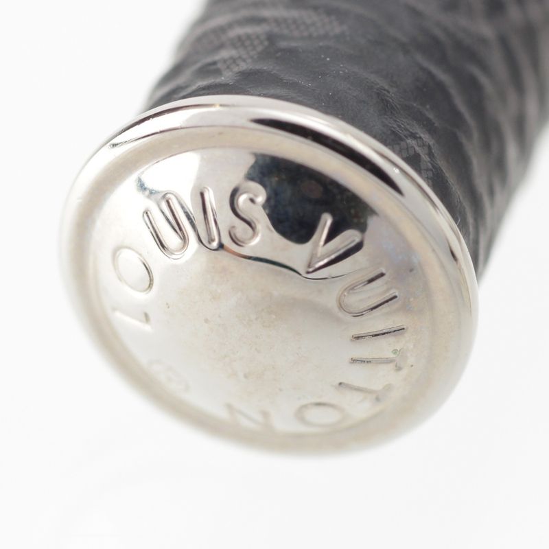 Louis Vuitton Monogram Eclipse Collier Charm Necklace Accessory M63641 Silver