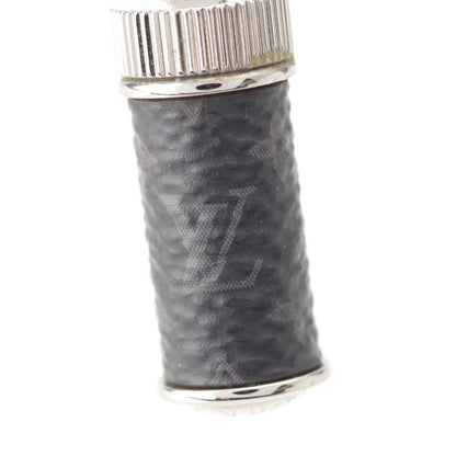 Louis Vuitton Monogram Eclipse Collier Charm Necklace Accessory M63641 Silver