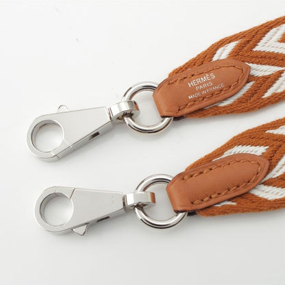 Hermes Bandouliere Sangle Zigzag Shoulder Strap Stamped D Gold Ecru